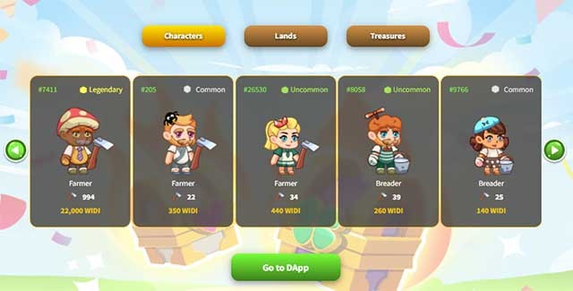 Mỗi nhân vật có công việc phù hợp với nhiệm vụ