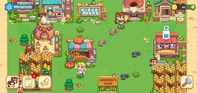 Xây dựng các công trình và giao lưu với bạn bè