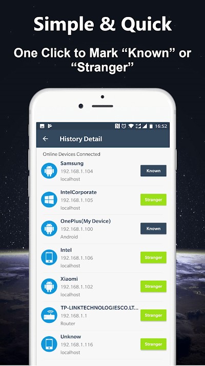 Sử dụng WiFi Detector rất đơn giản