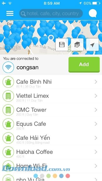 Chia sẻ điểm phát WiFi miễn phí
