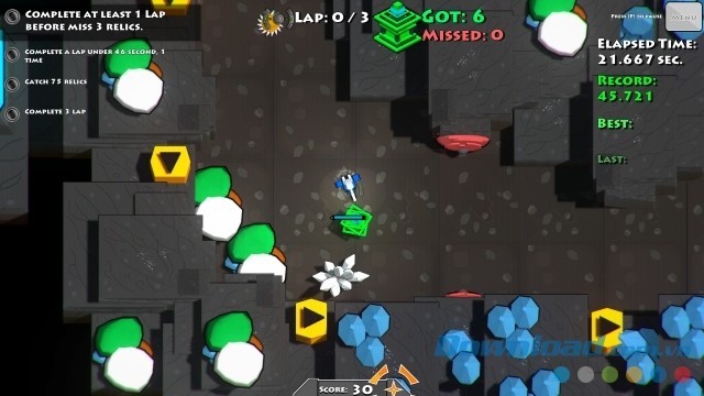 Trải nghiệm các trò chơi nhỏ như đua xe tốc độ cao trong game bắn súng Wild Arena cho máy tính