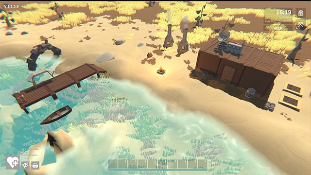 Xây dựng doanh trại riêng để tạo lập cuộc sống mới trong Wild Planet game