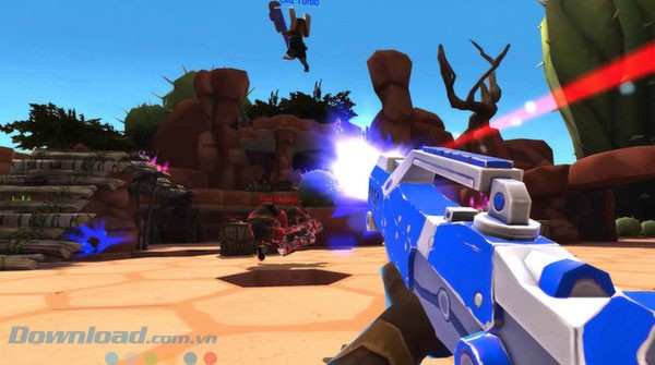 Nhiều loại vũ khí đa dạng