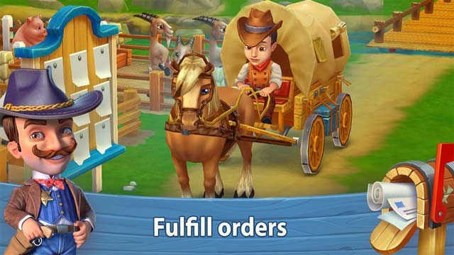 Hoàn thành các đơn hàng của người dân trong thị trấn