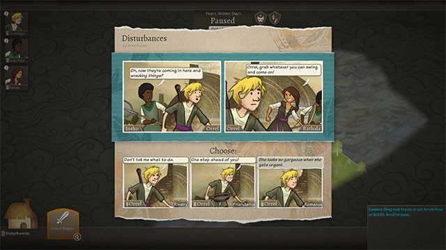 Đưa ra những lựa chọn để phát triển nhân vật có chiều sâu trong Wilder Myth.