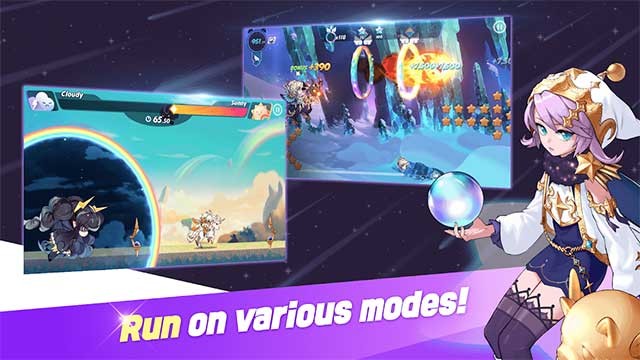 Chạy trên nhiều địa hình và môi trường được thiết kế tuyệt đẹp