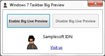 Windows 7 Taskbar Big Preview: Enable and Customize