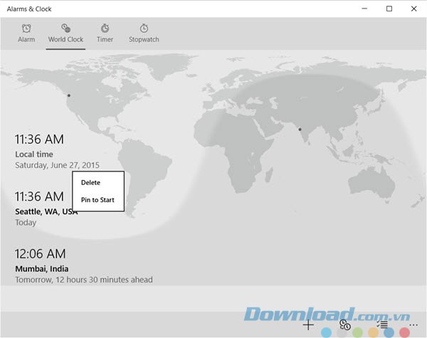 Xem giờ thế giới