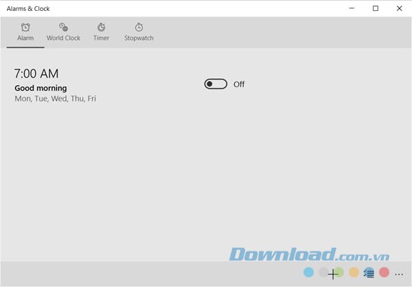 Đặt giờ báo thức