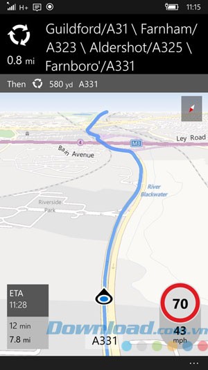 Hình ảnh ứng dụng trên điện thoại