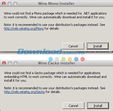 Tự động cài đặt Mono và Gecko