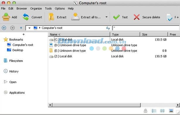 Giao diện Wineskin Winery khi chạy ứng dụng Windows trên Mac