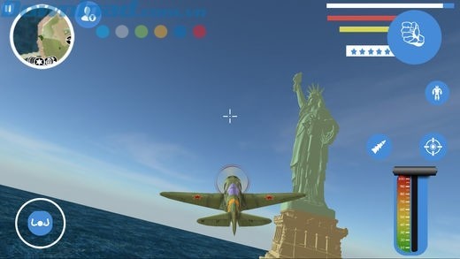 Lái chiến đấu cơ và thực hiện sứ mệnh lập lại hòa bình