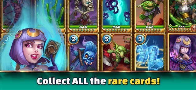 Thu thập những lá bài hiếm nhất trong Winions: Mana Champions