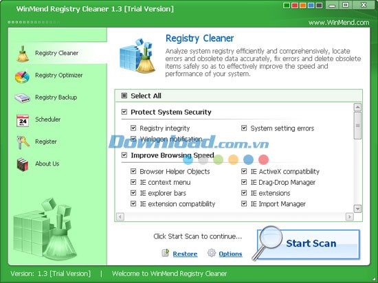 WinMend Registry Cleaner