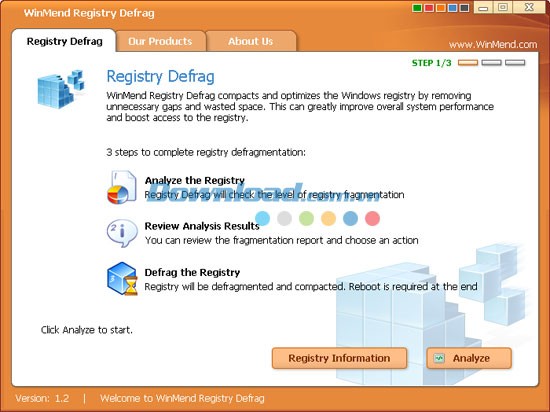 WinMend Registry Defrag