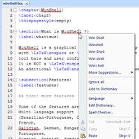 WinShell Portable - Soạn thảo LaTeX