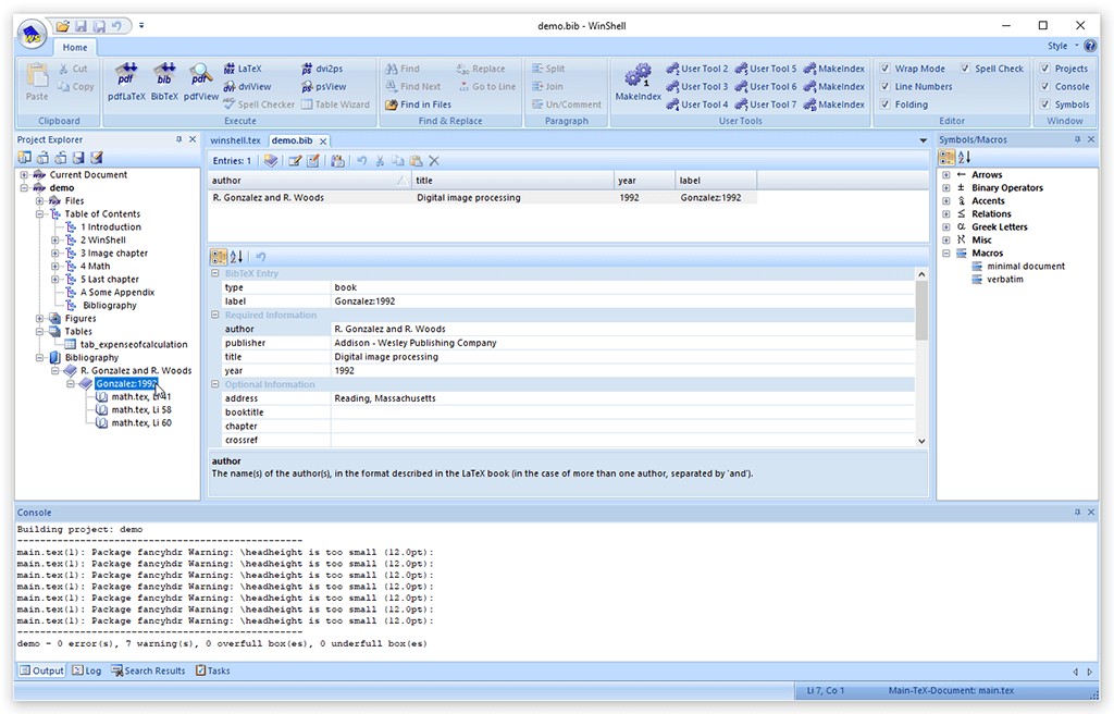Màn hình chính Winshell