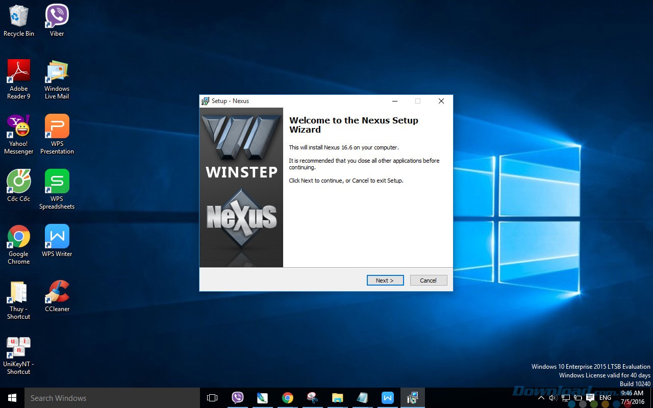 Cài đặt nhanh chóng