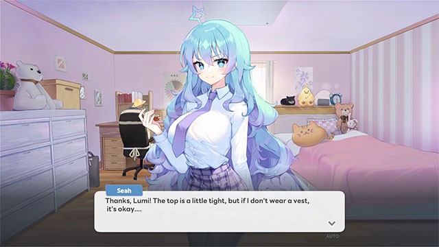 Lựa chọn các tình huống tương tác và phát triển mối quan hệ lãng mạn với Cô bé mùa đông