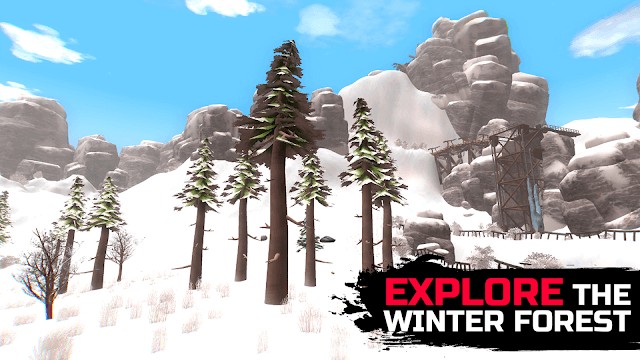 Khám phá khu rừng băng giá rộng lớn đầy điều thú vị trong game WinterCraft: Survival Forest