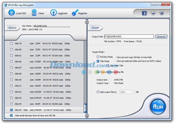 WinX Blu-ray Decrypter