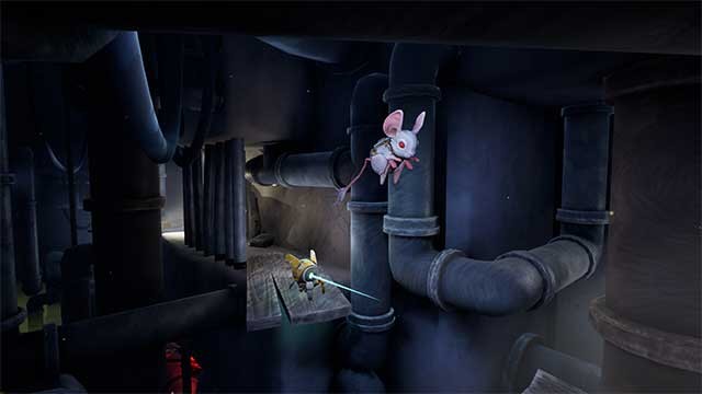 Hai người chơi sẽ điều khiển một chú chuột được chế tạo trong phòng thí nghiệm