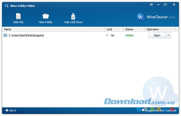 Wise Folder Hider