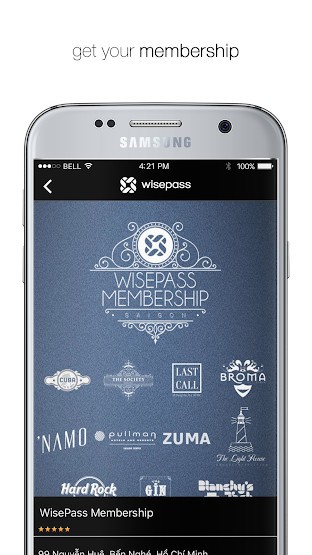 Trở thành thành viên của WisePass và tận hưởng các ưu đãi