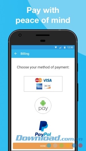 Thanh toán thuận tiện trên Wish - Không Thanh Toán Quá Giá cho Android