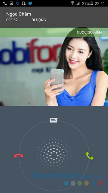 Gọi điện bằng ứng dụng WiTalk Mobifone
