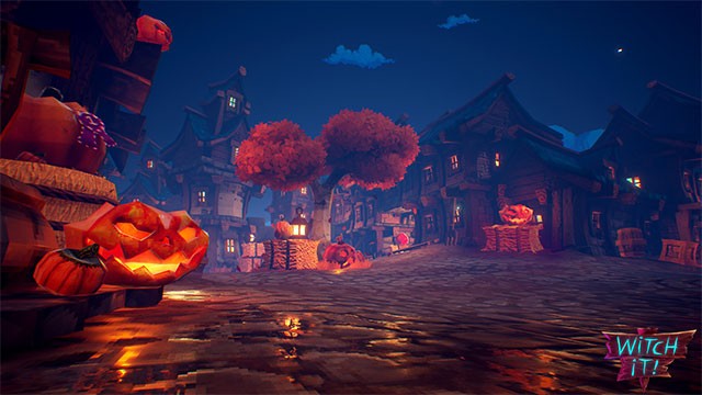 Đắm chìm trong nền đồ họa ảo diệu và rực rỡ của game Witch It