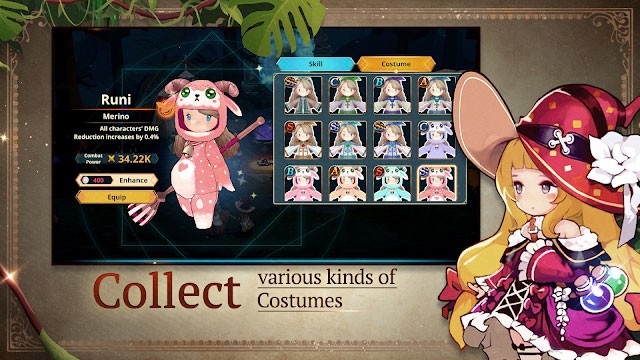 Thu thập các loại trang phục độc đáo khác nhau