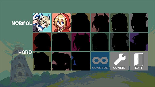 Lựa chọn cấp độ dễ hoặc khó với khả năng tùy chỉnh phong phú trong Witch Puzzle Rhythm game