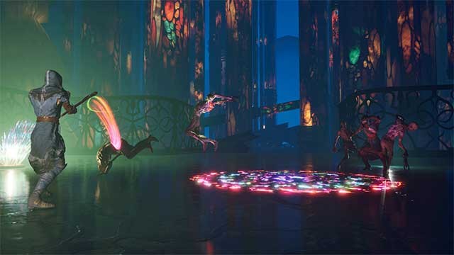 Sử dụng khả năng chiến đấu độc đáo để đánh bại các sinh vật đáng sợ