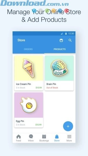 Quản lý cửa hàng online của bạn và giới thiệu sản phẩm mới