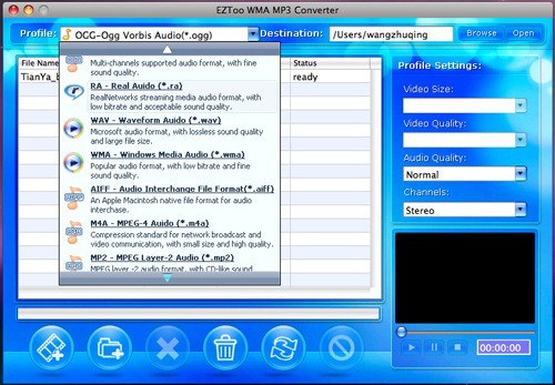 WMA MP3 Converter For MAC