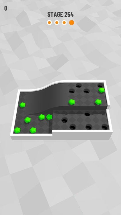 Lắc bảng game để đưa bóng hoặc viên đá quý vào lỗ