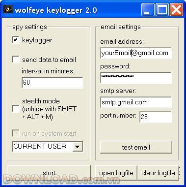 Wolfeye Keylogger