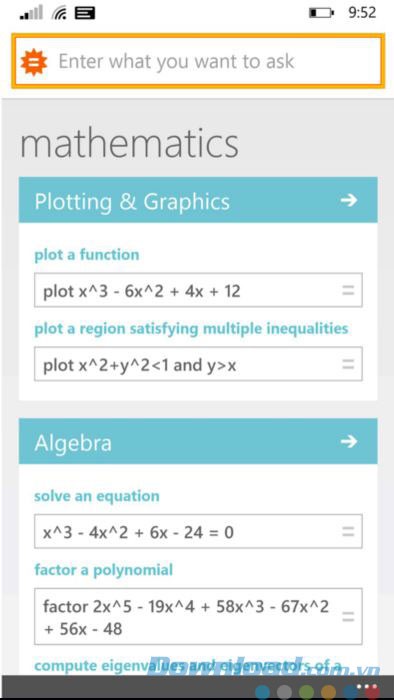 Giải công thức toán học
