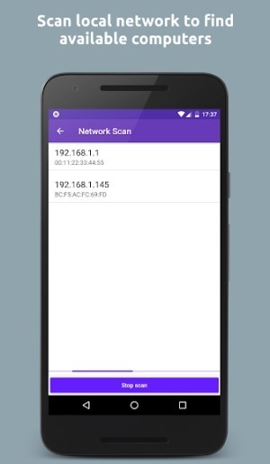 Quét mạng cục bộ để tìm máy tính được kết nối sẵn