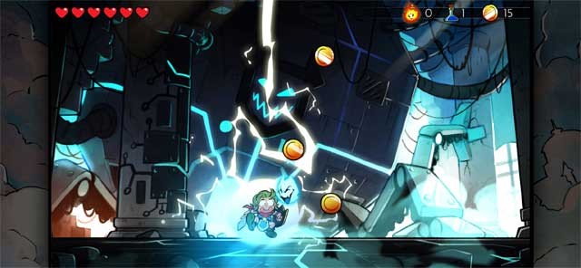 Game hành động đi cảnh cực khó cực hay - Wonder Boy: The Dragon's Trap