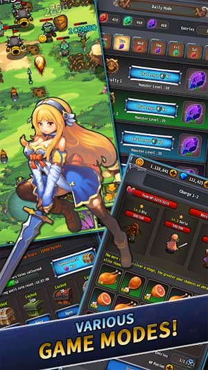 Wonder Knights có nhiều chế độ chơi đa dạng