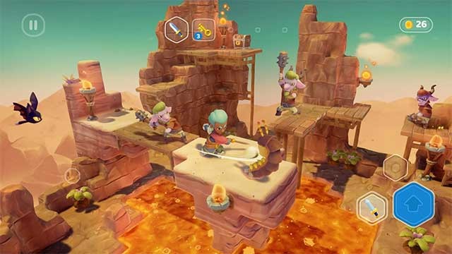 Chọn anh hùng bạn muốn trở thành và tùy chỉnh nhân vật với nhiều khả năng đa dạng