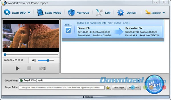 WonderFox DVD to Cell Phone Ripper