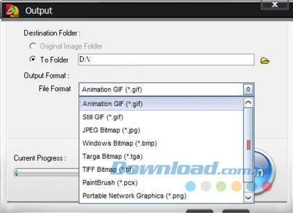 Lựa chọn định dạng đầu ra đa dạng