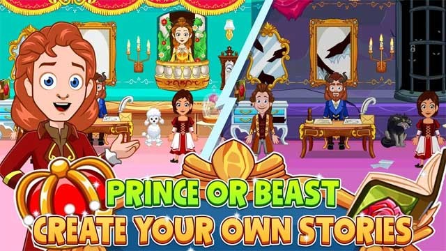 Tự tạo nên câu chuyện cổ tích của riêng bé trong Wonderland: Beauty & Beast for Android