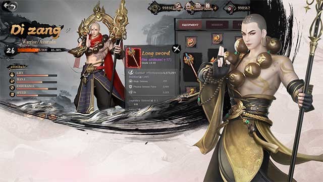 Mỗi nhân vật đều có sức mạnh và kỹ năng nổi bật