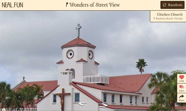 Trang web giới thiệu những bức ảnh độc đáo được chụp ngẫu nhiên bởi camera Street View