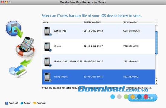 Wondershare Data Recovery for iTunes